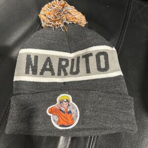 Naruto Gray Knit Beanie Hat